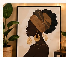 AI-created illustrative image for Art & Prints